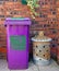 Wheelie bin and garden incinerator