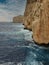 Where the rocks meet the roaring Mediterranean sea