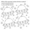 Which of the spaceship contains all these numbers? Puzzle Game. Coloring Page Outline Of a flying saucer. Space. Coloring book for