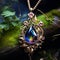 Whimsical Artistic Depiction of Enchanting Gemstone Jewelry