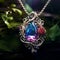 Whimsical Artistic Depiction of Enchanting Gemstone Jewelry
