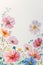Whimsical Blooms: A Dreamy Floral Backdrop for Your Space