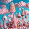 Whimsical candy kingdom