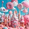 Whimsical candy kingdom