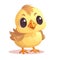 Whimsical chick graphic