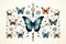 Whimsical Clockwork Butterflies - Generative AI