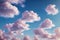 Whimsical Clouds A Dreamy Background.AI Generated