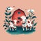 Whimsical Cow Art - Bring a Touch of Charm to Your Designs AI Generated