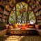 Whimsical and Cozy Library Design in a Treehouse