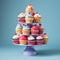 Whimsical Cupcake Tower