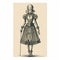 Whimsical Cyborgs: A Medieval Lady In Chrome-plated Dress And Acane