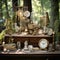 Whimsical Display of Antique Keepsakes Reimagined as Fairytale Artifacts