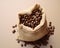 Whimsical Dreams in Sweet Coffee Beans AI Generated