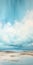 Whimsical Dreamscapes: Flowing Brushwork And Tonal Colors In Cloudy Sky