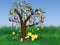 Whimsical Easter Egg Tree