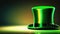 Whimsical Elegance: St. Patrick\'s Day Green Leprechaun Top Hat