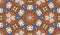 Whimsical ethnic seamless pattern. Vibrant colors. Oriental motif.