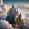 A whimsical fairytale castle in the clouds, with turrets and spires reaching towards the sky, embodying fantasy and imagination4