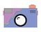 Whimsical Flat Illustration Camera