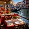 Whimsical Floating Restaurant in Venice, Italy