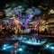 Whimsical Futuristic Park in Hong Kong