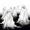 Whimsical Ghosts Funny Halloween Spirit