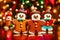 Whimsical Gingerbread Man Cookie Jars Colorful and Festive Delights.AI Generated