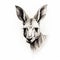 Whimsical Kangaroo Drawing In Meredith Marsone Style