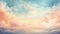 Whimsical Ocean Landscape Wallpaper With Expansive Skies