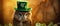 Whimsical Owl Dons a Festive Hat for St. Patrick's Day Celebrations - Generative AI