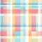 Whimsical Pastel Plaid Pattern Vector