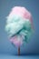 Whimsical Pastel Puffs: The Sweet Allure of Cotton Candy Dreams. Generative AI