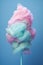 Whimsical Pastel Puffs: The Sweet Allure of Cotton Candy Dreams. Generative AI
