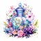 Whimsical Perfume Bottle Design Inspired by Secret Garden