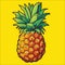 Whimsical pineapple design for your unique artwork