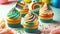 Whimsical Rainbow Cupcakes Celebrating Love and Equality