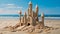 Whimsical Sandcastles by the Sea