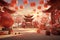 Whimsical scenes of a Chinese New Year Wisdom