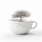 Whimsical Serenity: Tree in a Cup.Genarative AI