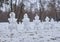 Whimsical Snowmen in the Park