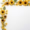 Whimsical Sunflower Frame Creative Expression