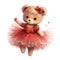 Whimsical teddy dance scene