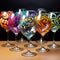 Whimsical Tokens: Custom Painted Wine Glasses