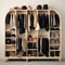 Whimsical Wardrobe With High Resolution Frame And Accessories