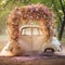 Whimsical Wedding Vehicle with Tulle Decorations