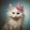 Whimsical Whiskers Unicorn Cat Portraits