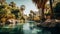 Whimsical Wilderness: Spectacular Backdrops Of Palm Trees And Water