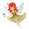 Whimsical winged sprites, colorful clipart of cute fairies with playful wings and flower accents