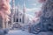 Whimsical winter landscapes with fantasy