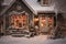 Whimsical Winter Wonderland: A Charming, Festively Adorned House